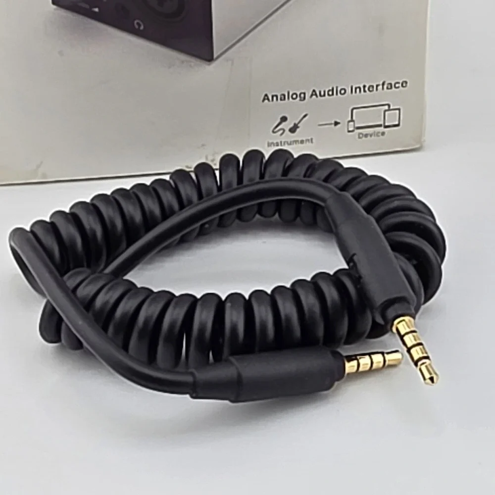 Analog White and Black Analog Audio Interface - Compact USB Mic Preamp